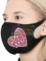 Mask Kits Flower Heart With Love
