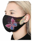 Mask Kits Pink And Blue Butterfly