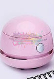 Mini Handheld Vacuums Pink Round Top
