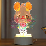 Night Light Lamps Orange Mouse