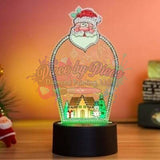 Night Light Lamps Santa And House