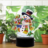 Night Light Lamps Snowman And Child