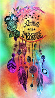 Nothing Is Impossible Dream Catcher -Crystal Rts