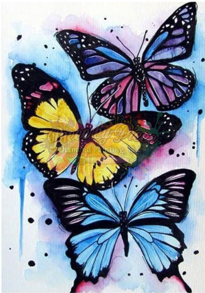 Paint Splatter Butterfly
