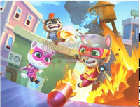 Powercon - Animated Cats Fire 30X40