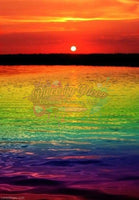 Rainbow Ocean Sunset