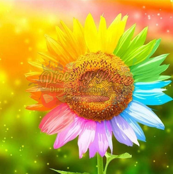 Rainbow Sunflower-Crystal Rts