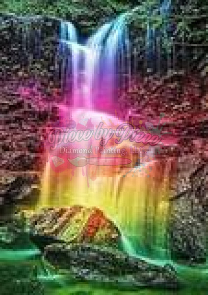 Rainbow Waterfall-Crystal Drills