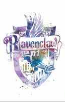 Ravenclaw House Crest Watercolor