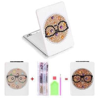 Compact Mirrors Smiley Face