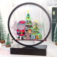 Rotating Led Lights Santa