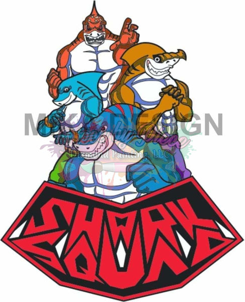 Shark Squad By Mike Arts