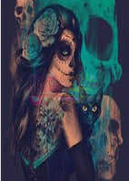 Skull Girls Girl With Cat