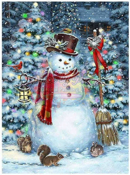 Snowman And Animals