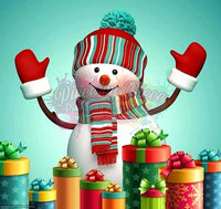 Snowman And Gifts