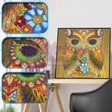 Special Crystal Drill 30X30 Owl Love