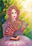 Special Crystal Drill 30X40 Fanning Lady