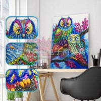 Special Crystal Drill 30X40 Owls 2