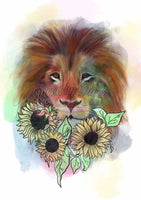 Sunflower Lion By Jade-Crystal Rts