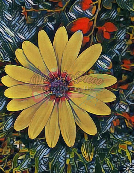 Yellowish Daisy By Rebecca Johnson